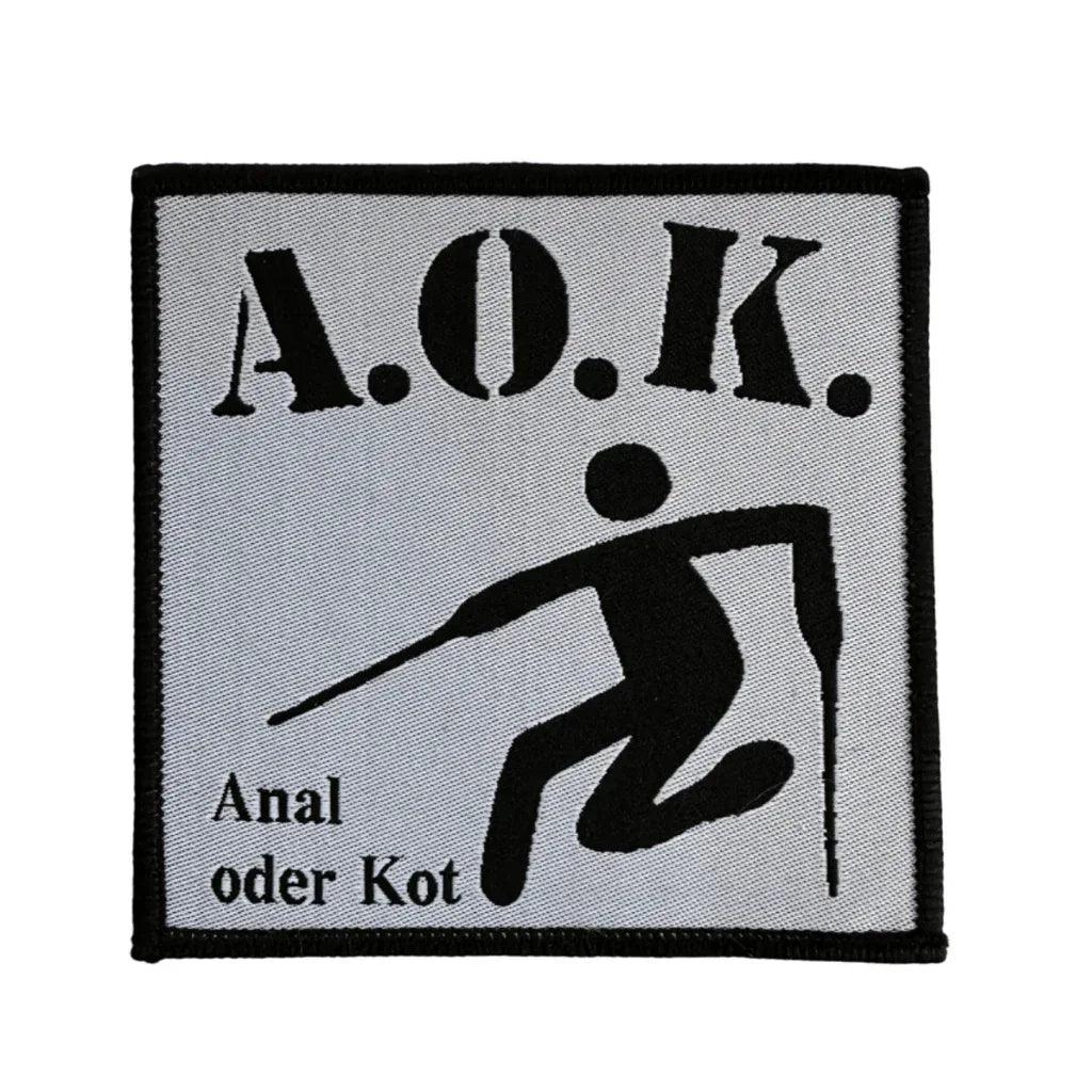 A.O.K Patch · Anal oder Kot (10cm x 10cm)
