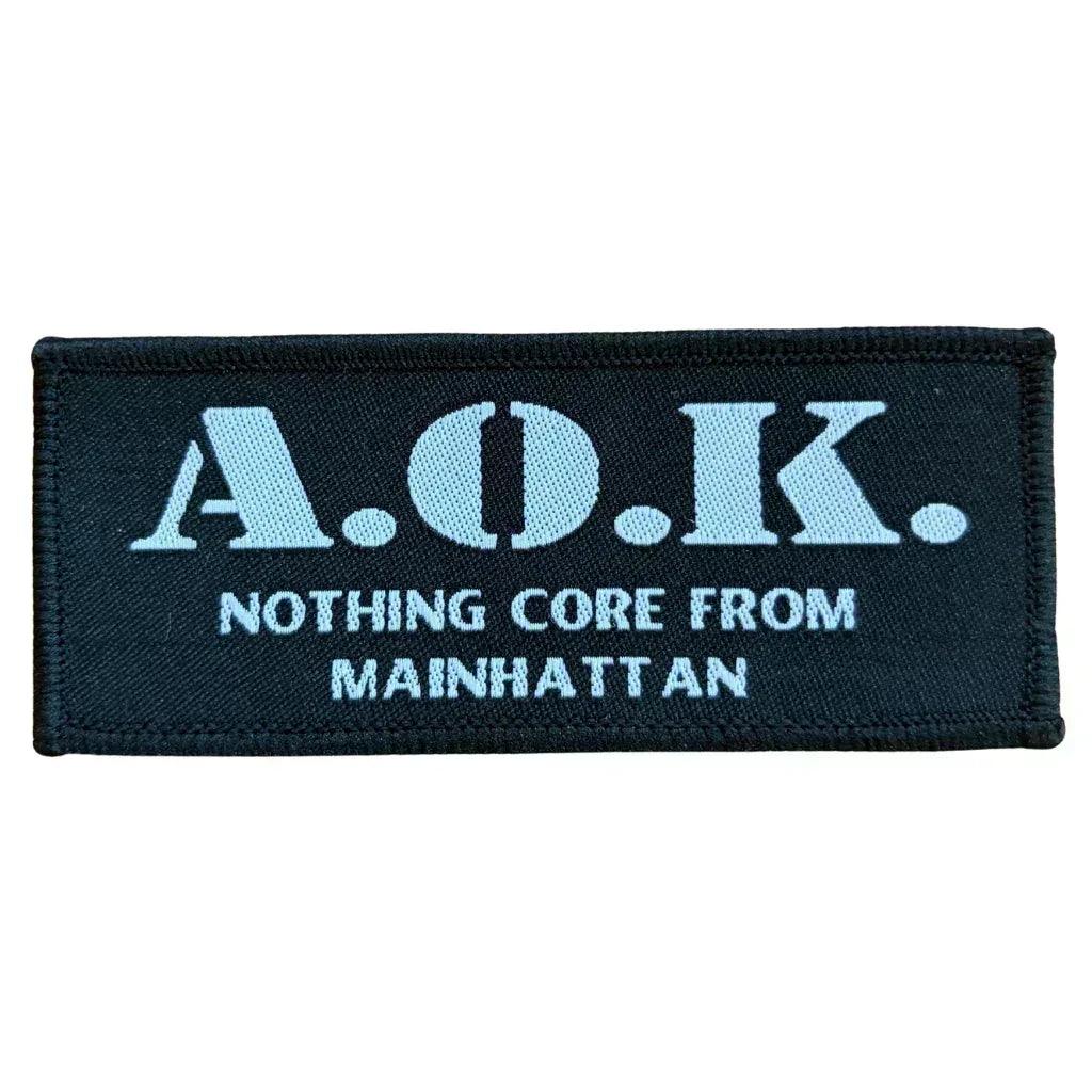 A.O.K Patch · Nothing Core From Mainhatten (10cm x 4cm)