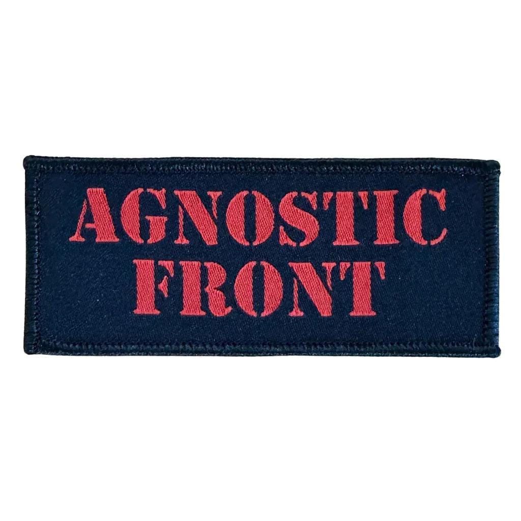 Agnostic Front Patch · Logo Stripe (10cm x 4cm)