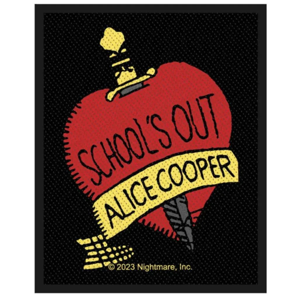 Alice Cooper Patch · Schools Out (8cm x 10cm)