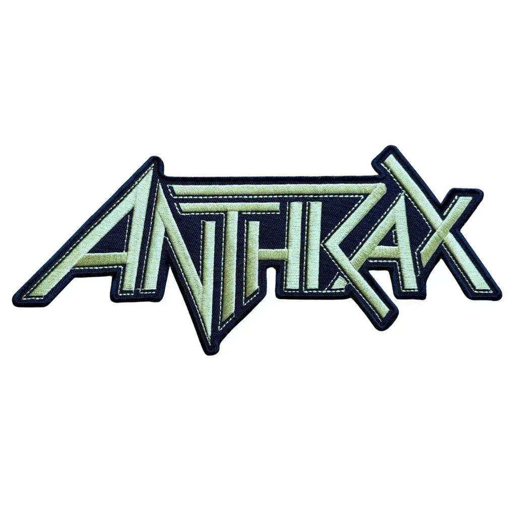 Anthrax Backpatch Rückenaufnäher · Text Logo Aufnäher (23cm x 10cm)