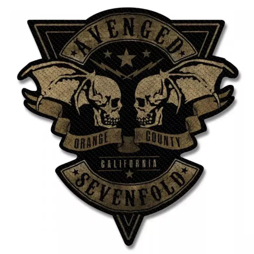 Avenged Sevenfold Patch · Orange County Cut Out (9xm x9cm)