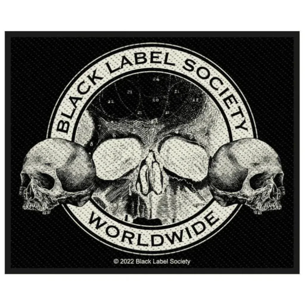 Black Label Society Patch · Skulls (10cm x 8cm)
