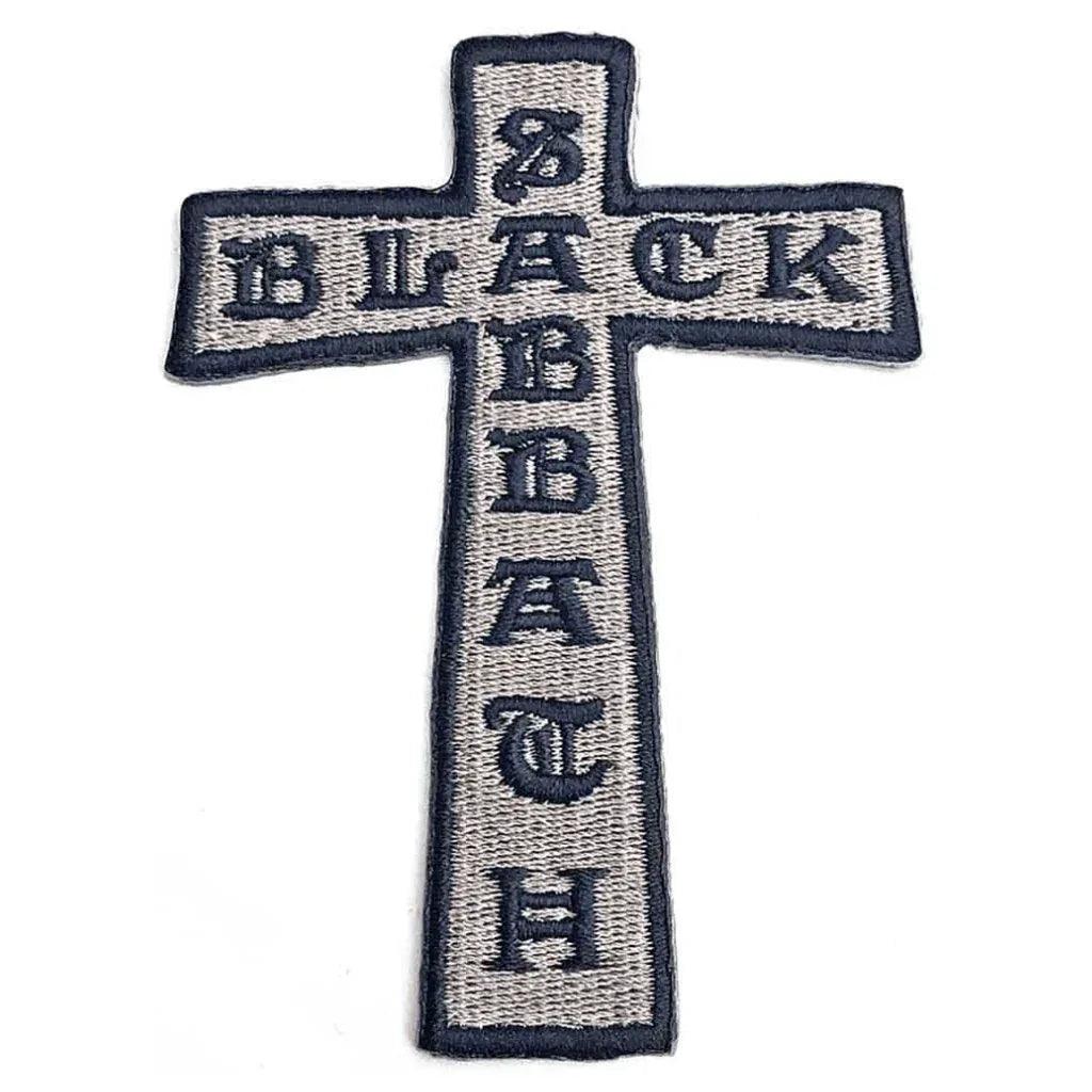 Black Sabbath Patch · Kreuz Cross Grey (6cm x 8cm)
