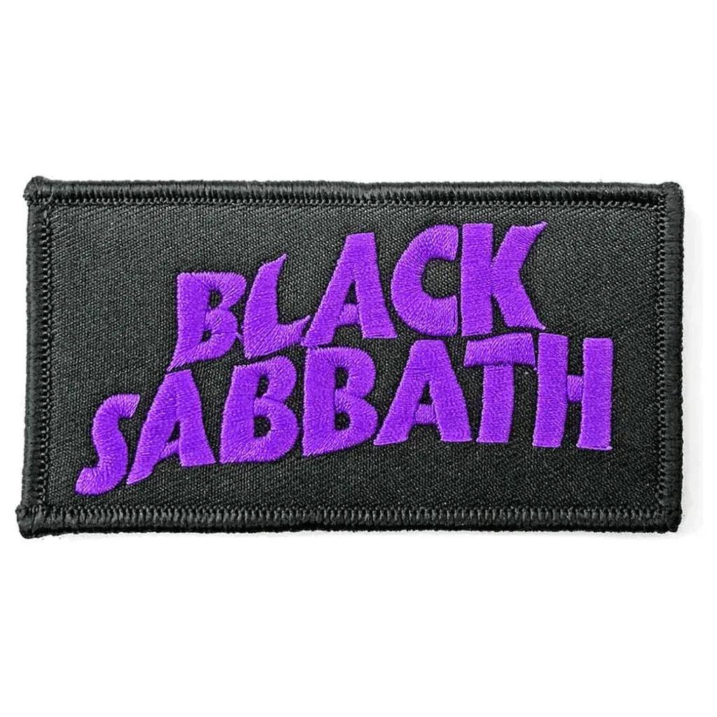 Black Sabbath Patch · Wavy Logo Stripe (10cm x 5cm)