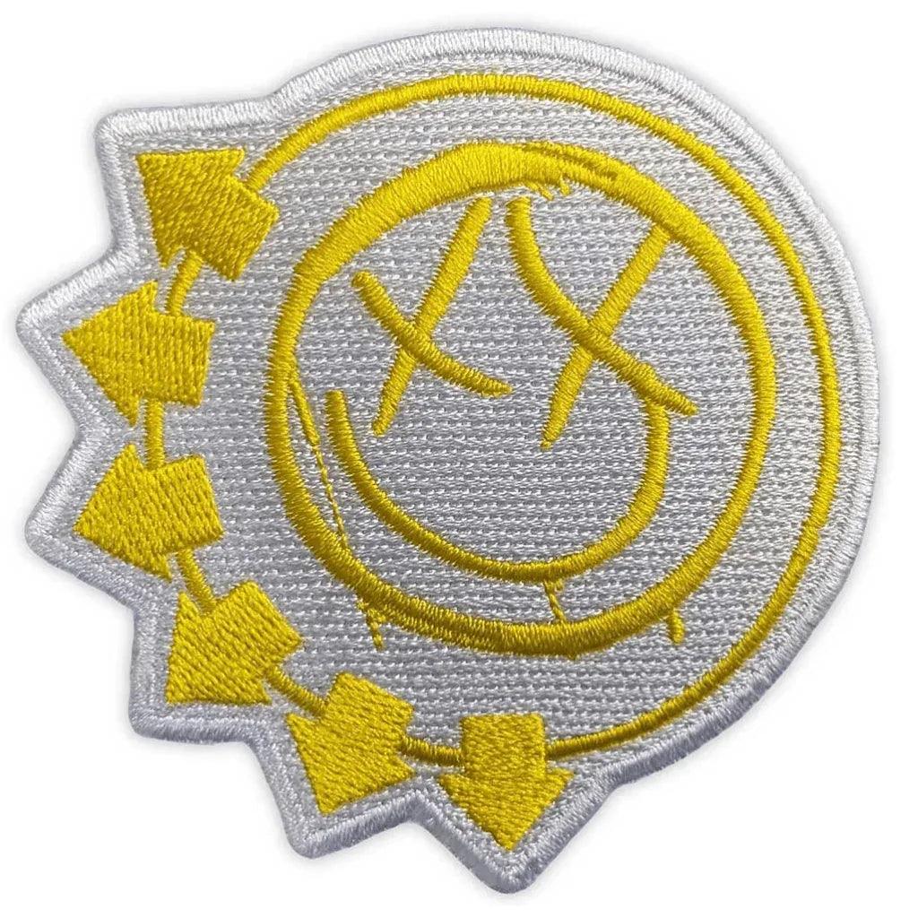 Blink 182 Patch Rund · Yellow Six Arrows Smile (Ø 7cm)