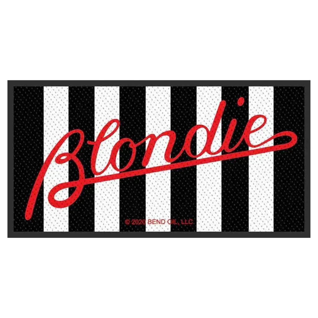 Blondie Patch · Parallel Lines Logo (10cm x 5cm)