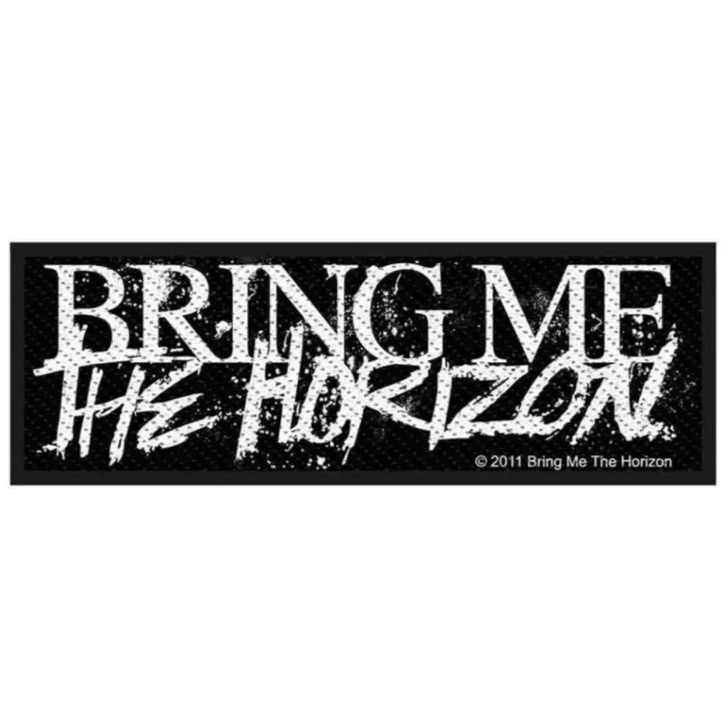 Bring Me The Horizon Patch · Horror Logo Stripe (10cm x 3cm)