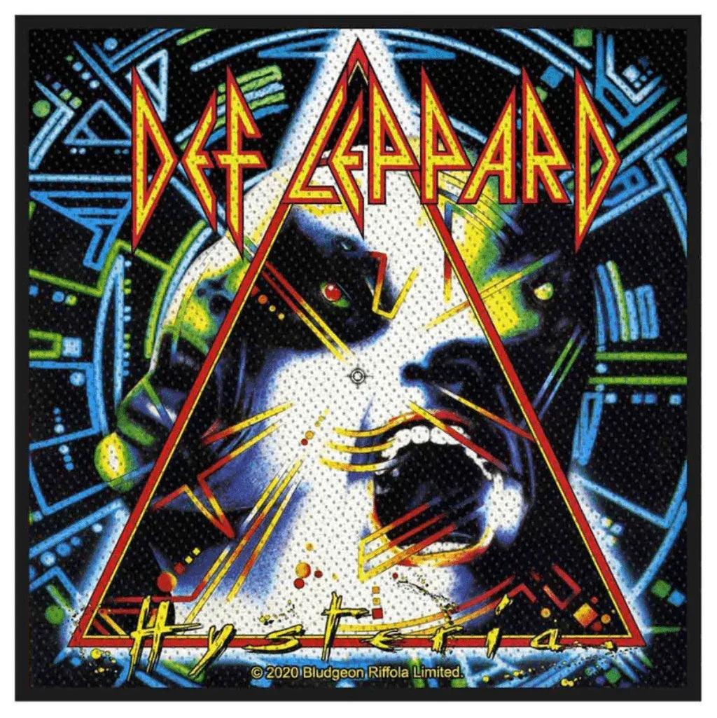 Def Leppard Patch · Hysteria (10cm x 10cm)