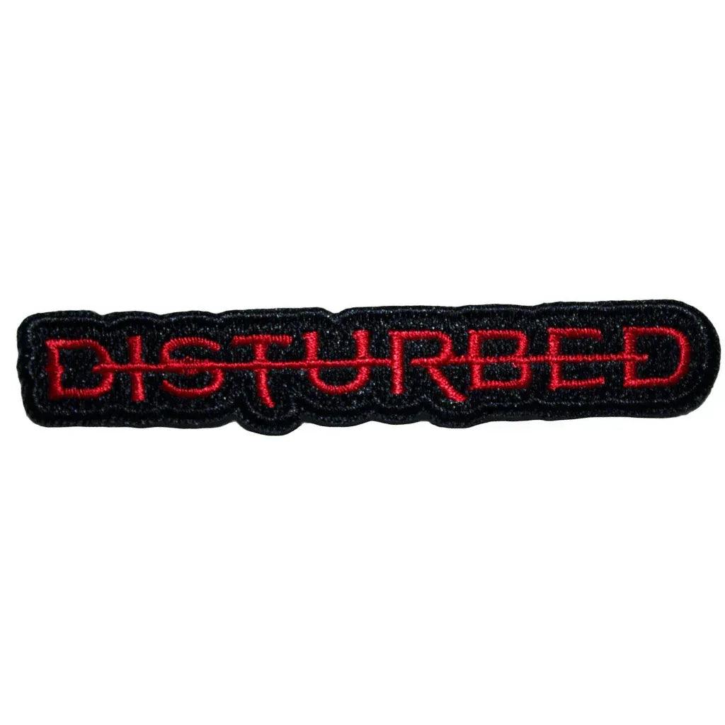 Disturbed Patch · Strike Through Logo (9cm x 2cm)