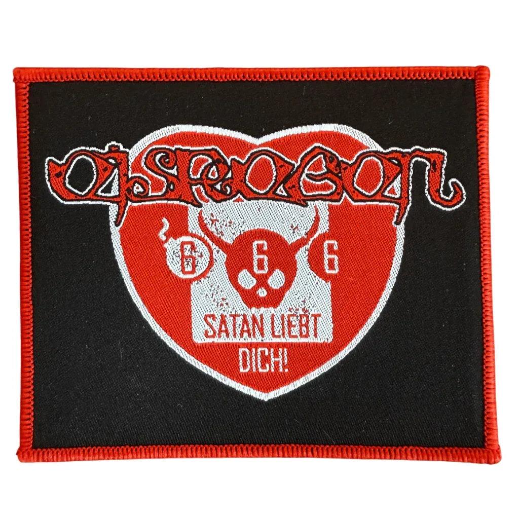 Eisregen Patch · Satan Liebt Dich (12cm x 10cm)