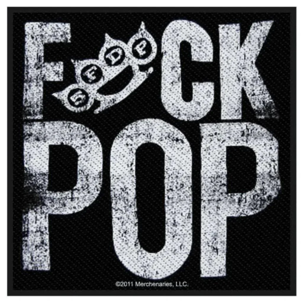 Five Finger Death Punch Patch · Fuck Pop (10cm x 10cm)