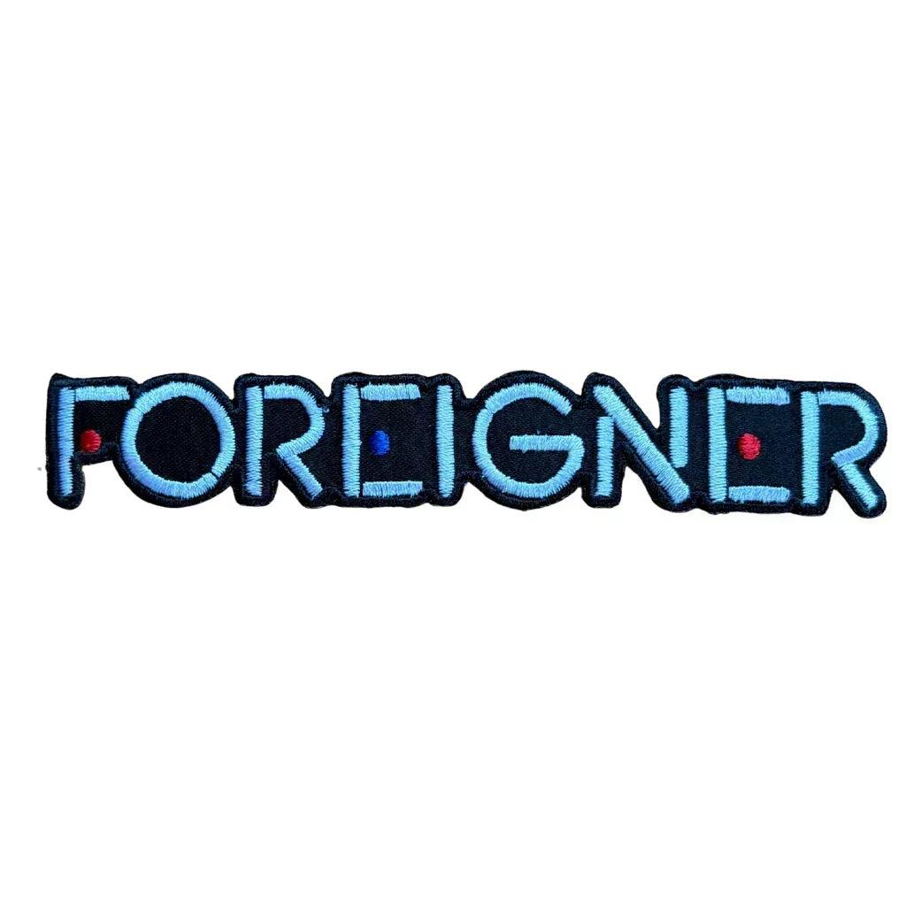 Foreigner Patch · Logo Stripe (12cm x 2cm)