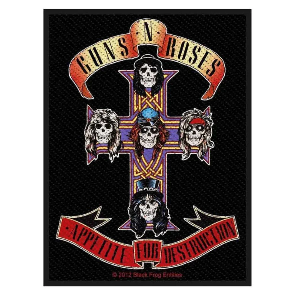 Guns N' Roses Patch · Appetite For Destruction (7cm x 10cm)