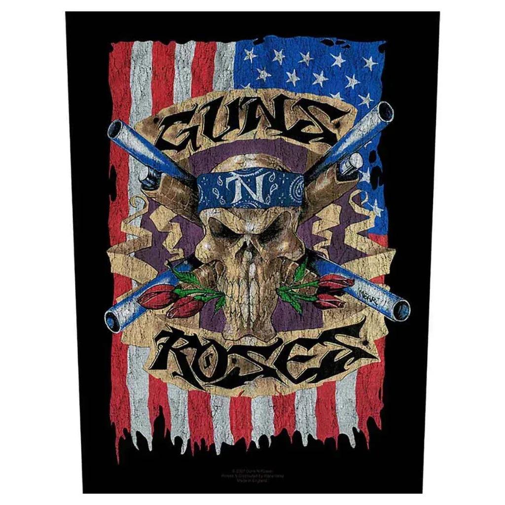 Guns N' Roses Backpatch Rückenaufnäher · Flag (29cm x 34cm)