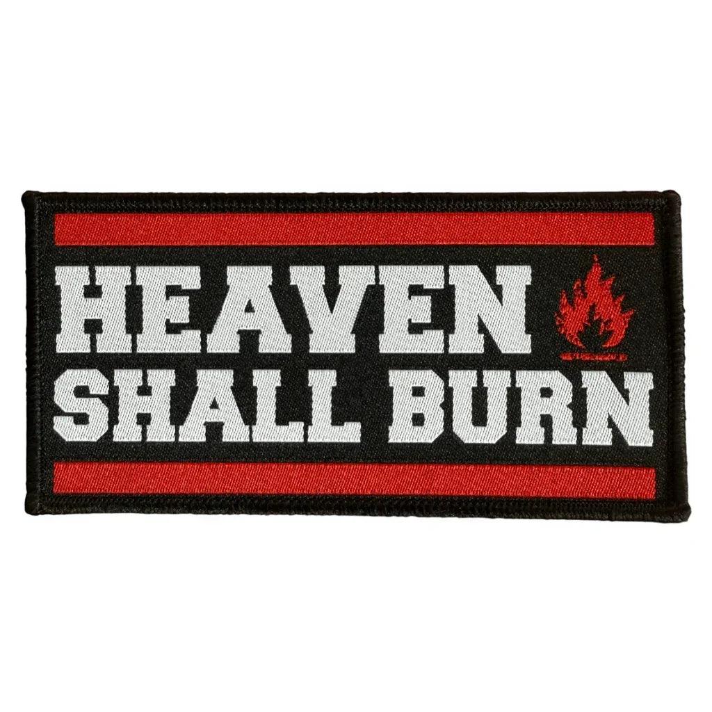 Heaven Shall Burn Patch · Logo Stripe Flamme (12cm x 6cm)