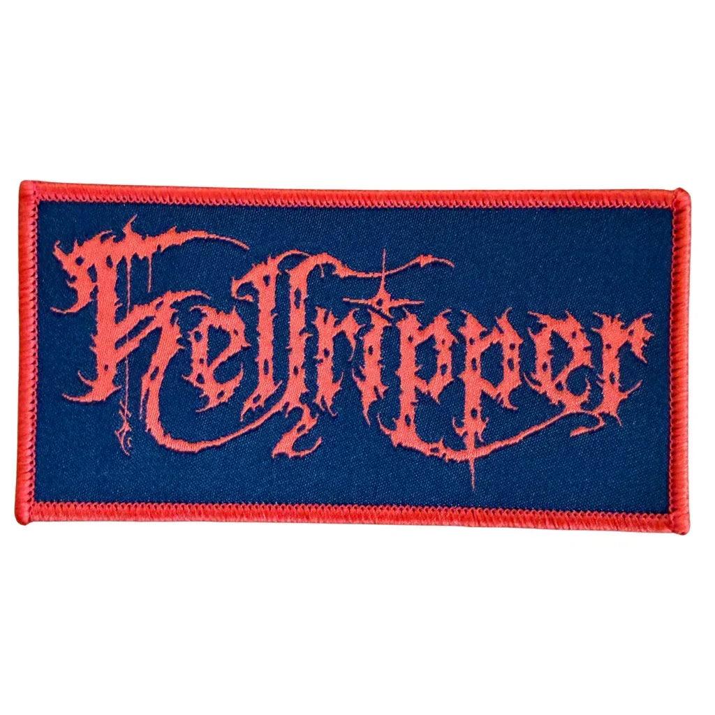 Hellripper Patch · Logo Stripe Black Red (10cm x 5cm)