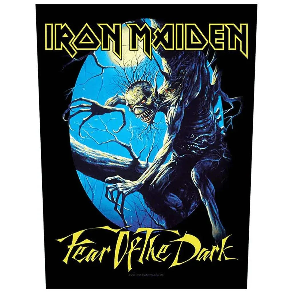 Iron Maiden Backpatch Rückenaufnäher · Fear of the Dark (29cm x 34cm)
