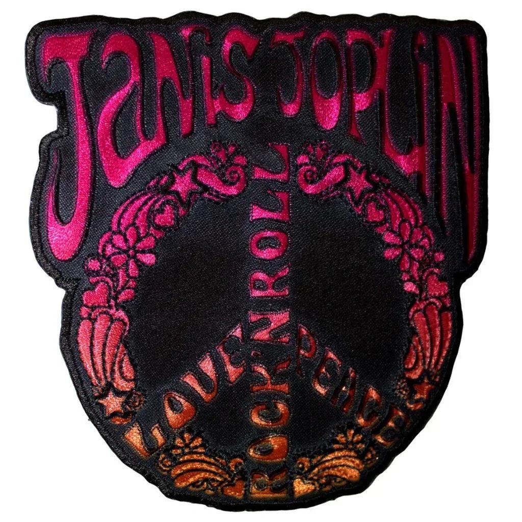 Janis Joplin Patch · Peace Sign (9cm x 10cm)