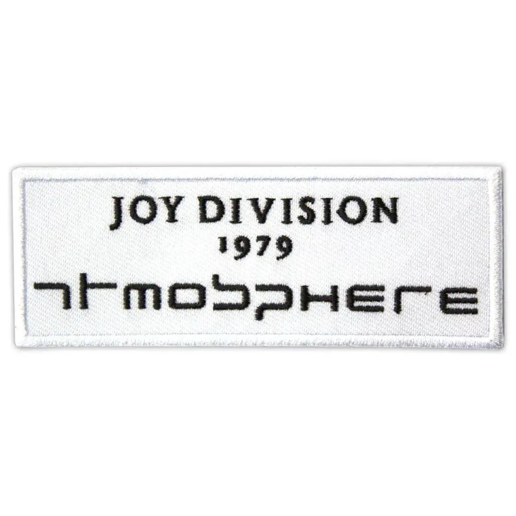 Joy Division Patch · Atmosphere Logo Stripe (10cm x 4cm)