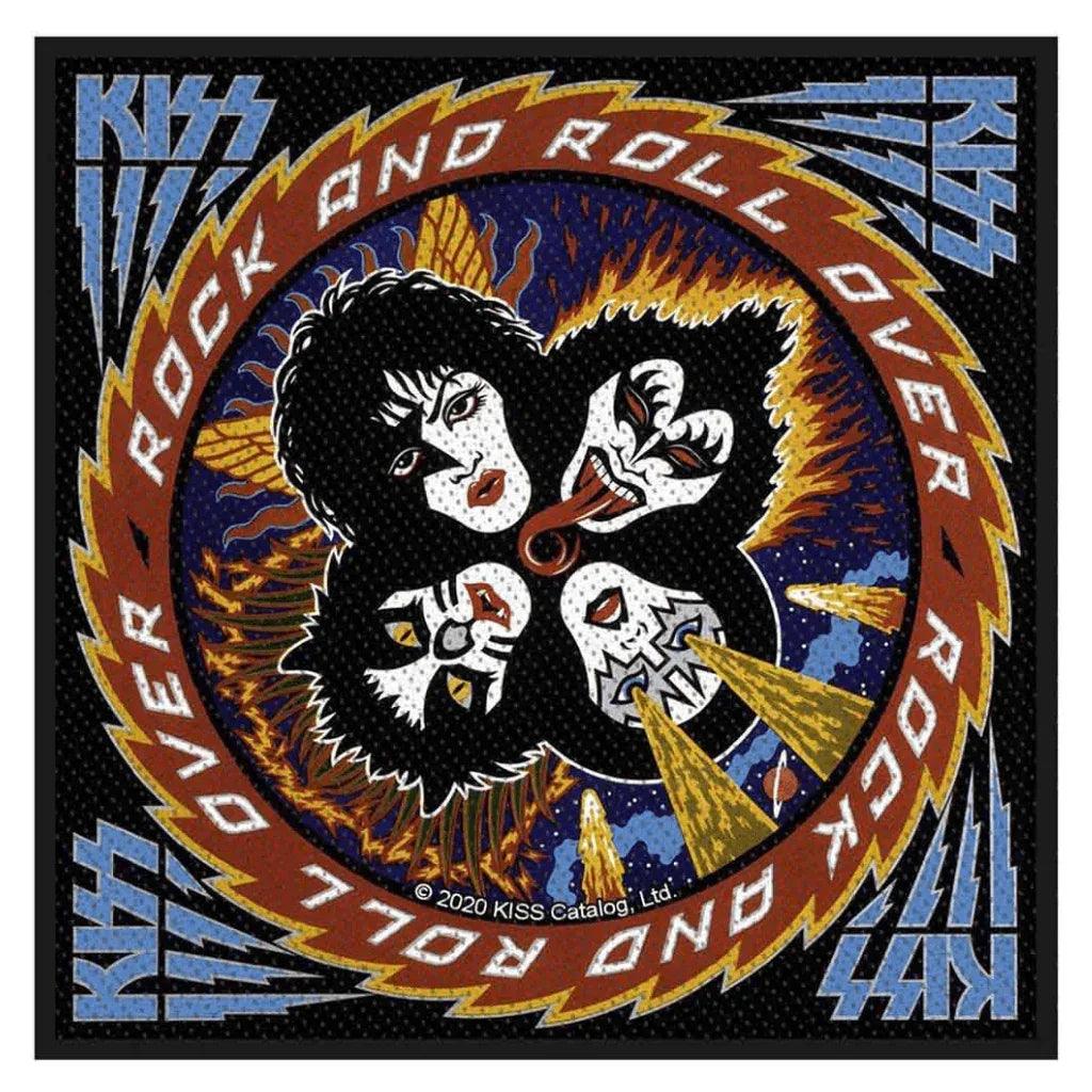 Kiss Patch · Rock And Roll (10cm x 10cm)