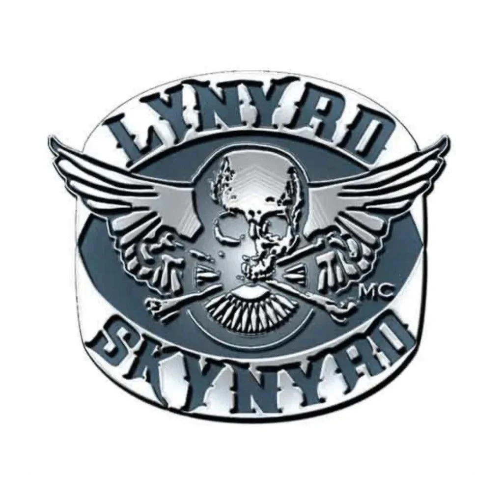 Lynyrd Skynyrd Anstecker Pin · Skull Logo (4cm x 3cm)