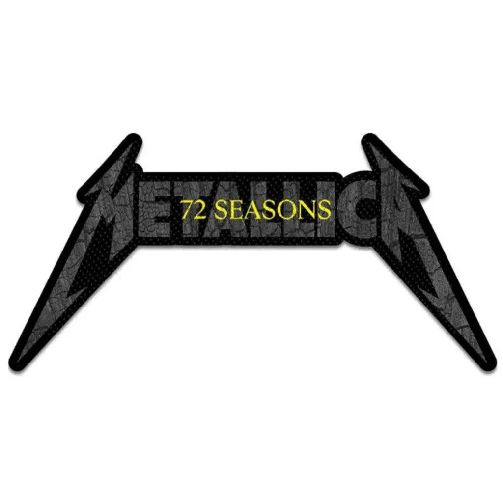 Metallica Patch · Logo 72 Seasons (11cm x 3cm)