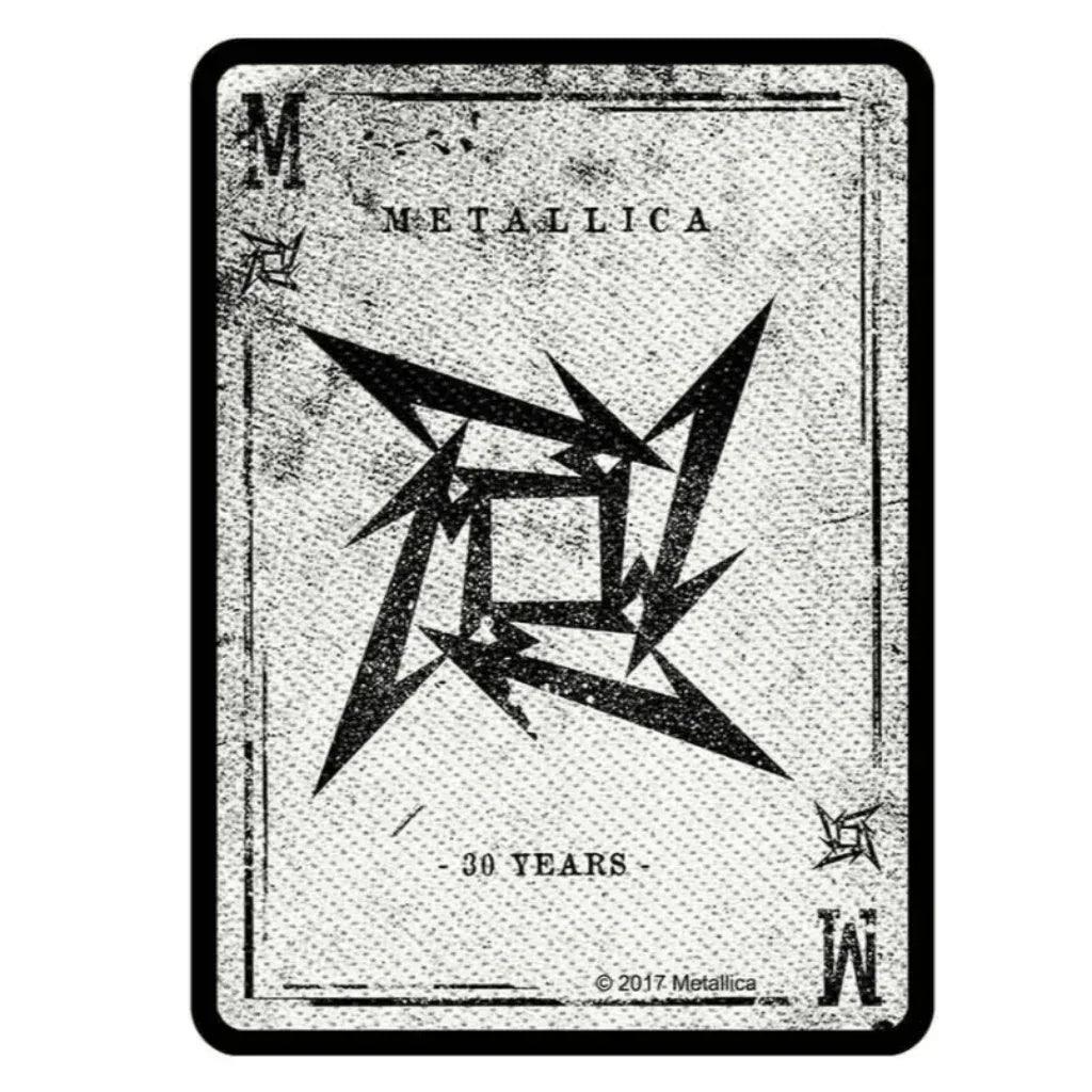 Metallica Patch · 30 Years Dealer (7cm x 10cm)