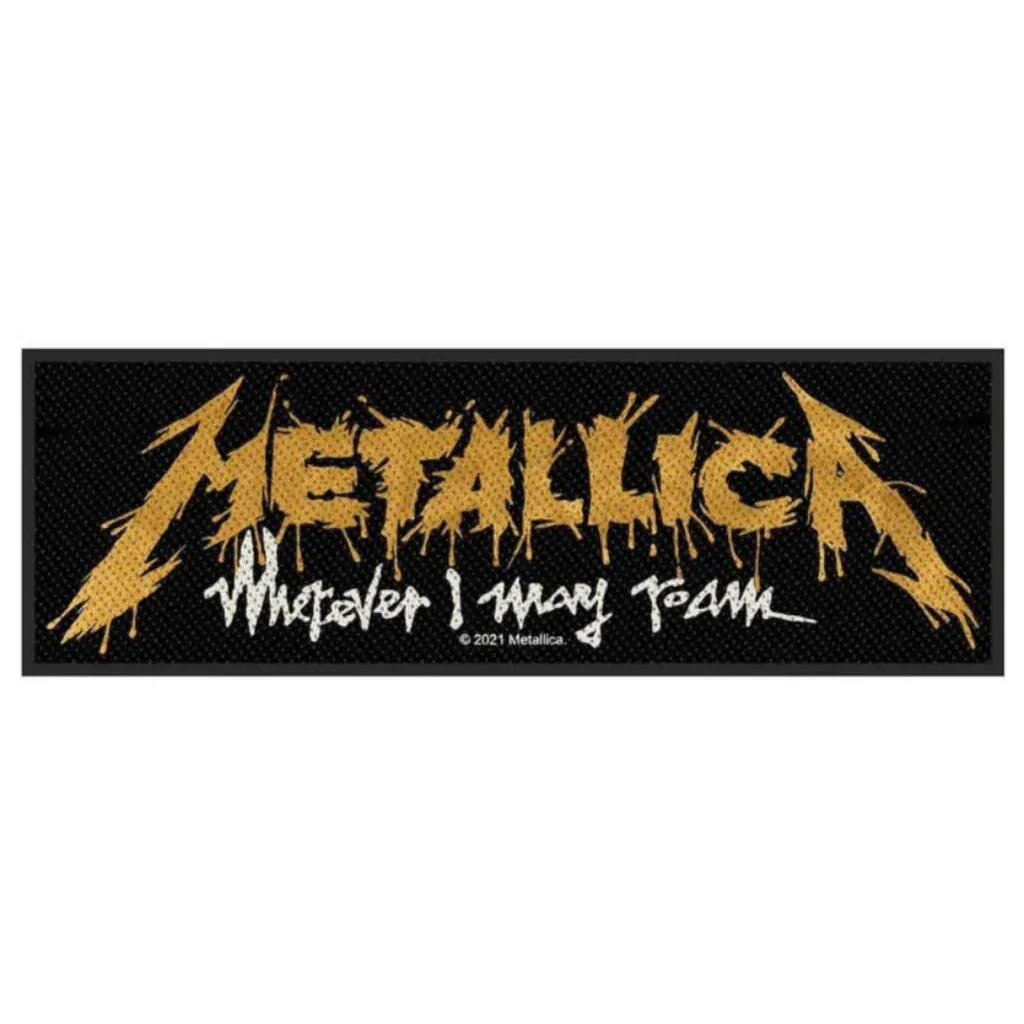 Metallica Patch · Wherever I May Roam Stripe (10cm x 5cm)