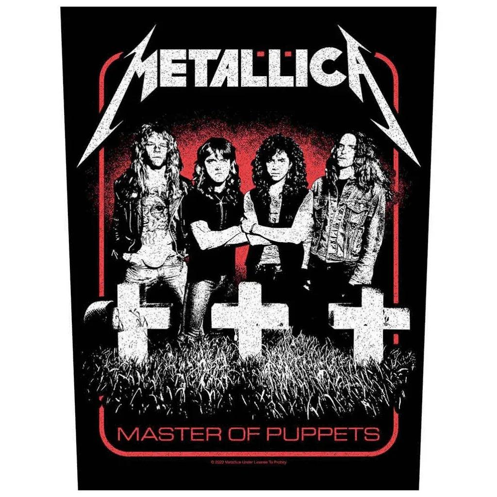 Metallica Backpatch Rückenaufnäher · Master of Puppets Band (29cm x 34cm)