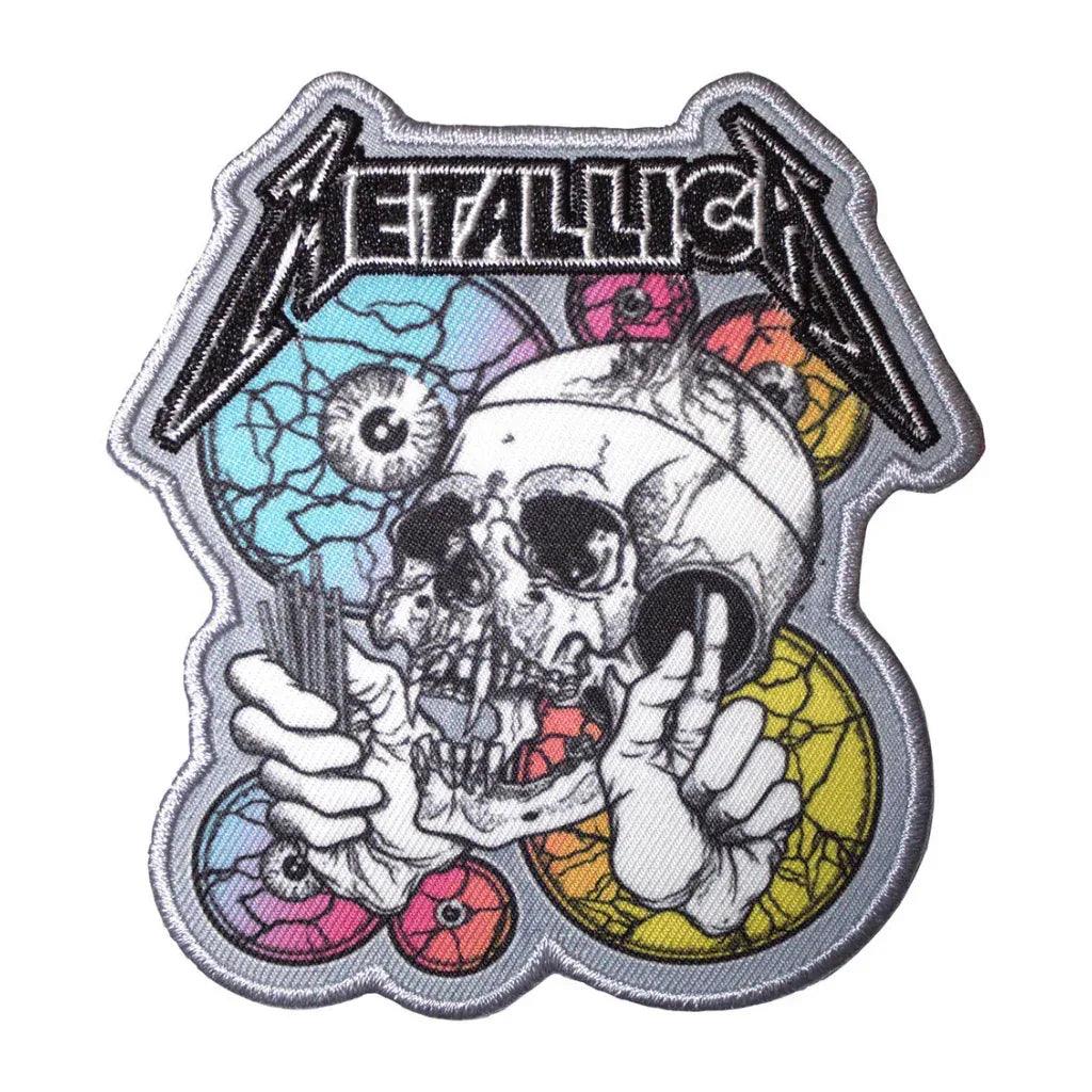 Metallica Patch · The Shortest Straw Multicolored Eyes (8cm x 10cm)