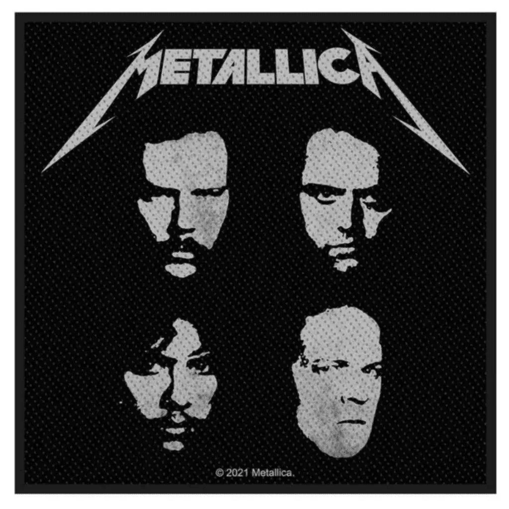 Metallica Patch · Black Album 2021 (10cm x 10cm)