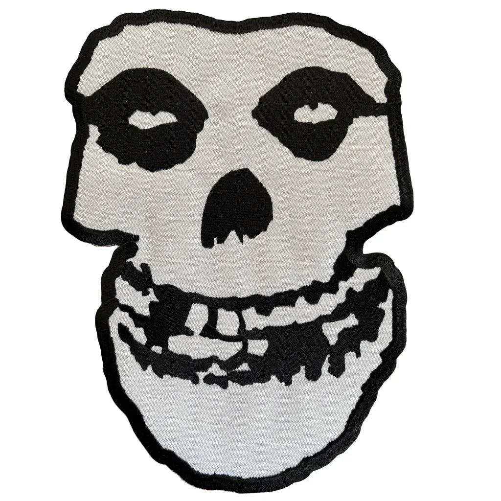 Misfits Backpatch Rückenaufnäher · White Skull Cut Out (22cm x 29cm)