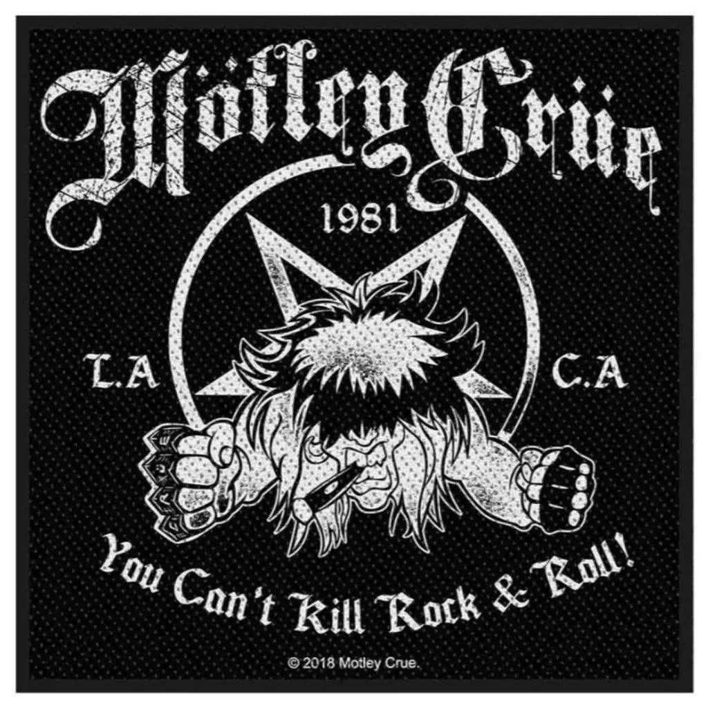 Mötley Crüe Patch · You Can't Kill Rock n' Roll (10cm x 10cm)