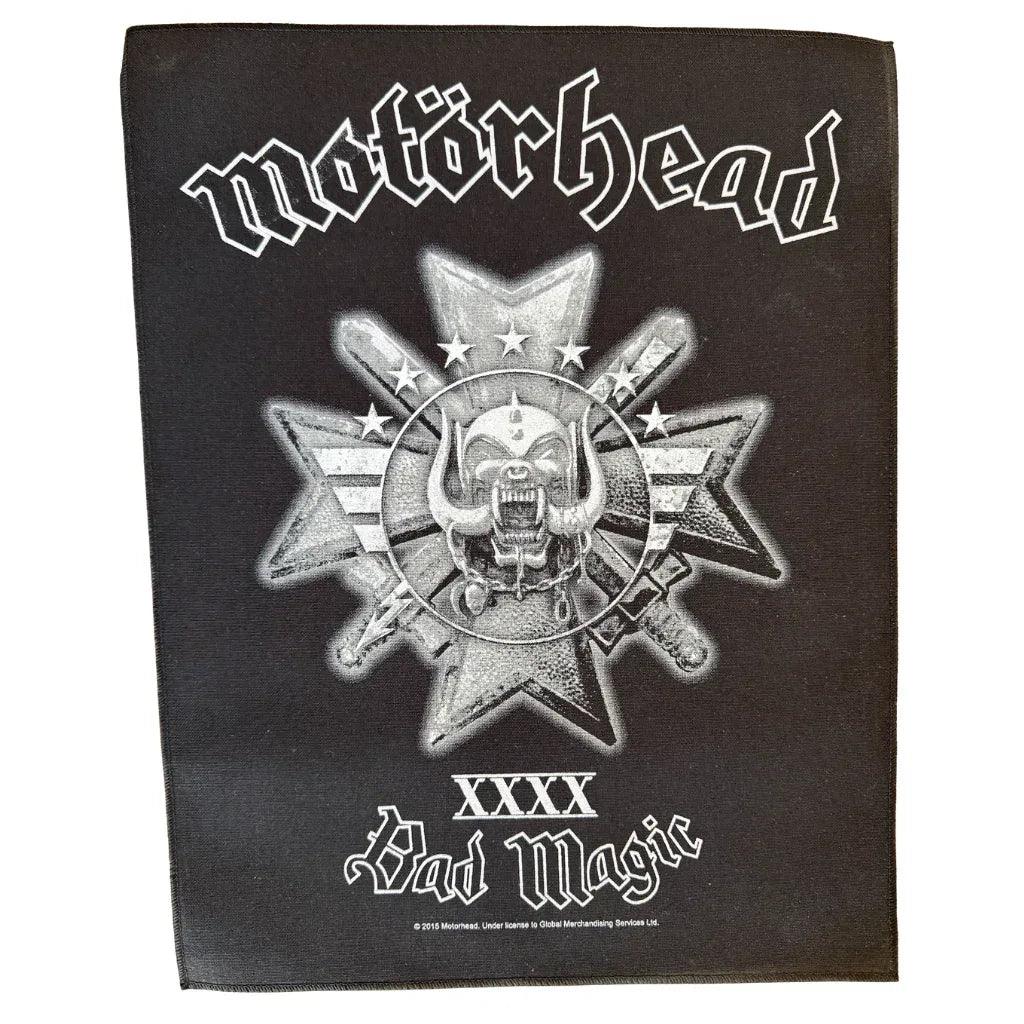Motörhead Backpatch Rückenaufnäher · Bad Magic (29cm x 34cm)