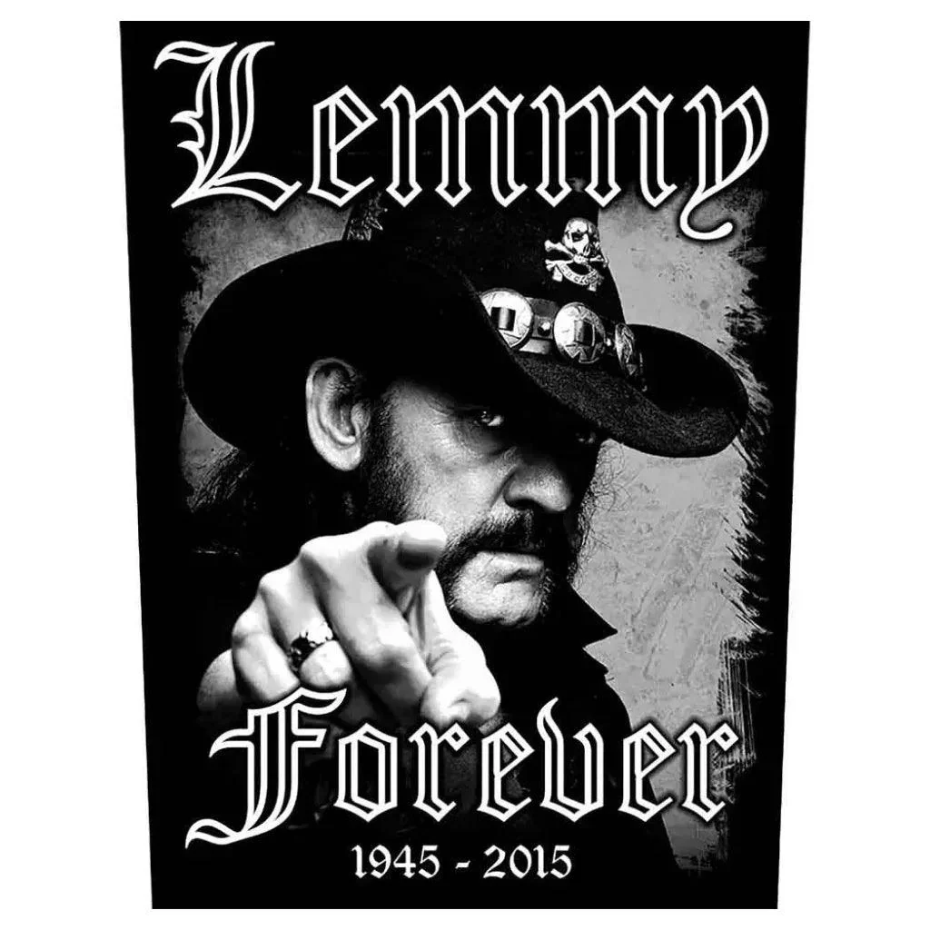 Motörhead Backpatch Rückenaufnäher · Lemmy Forever (29cm x 34cm)