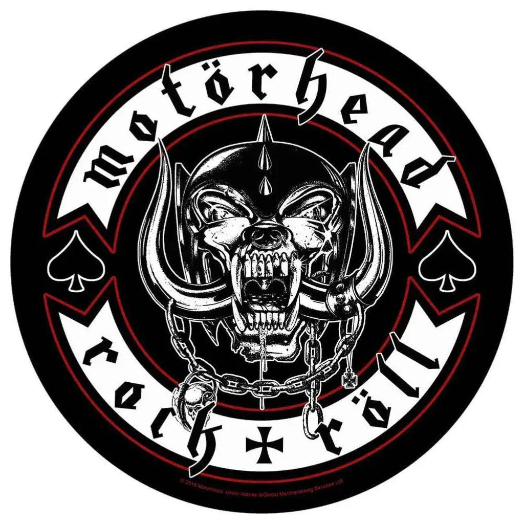 Motörhead Backpatch Rückenaufnäher Rund · Biker (Ø 28cm)