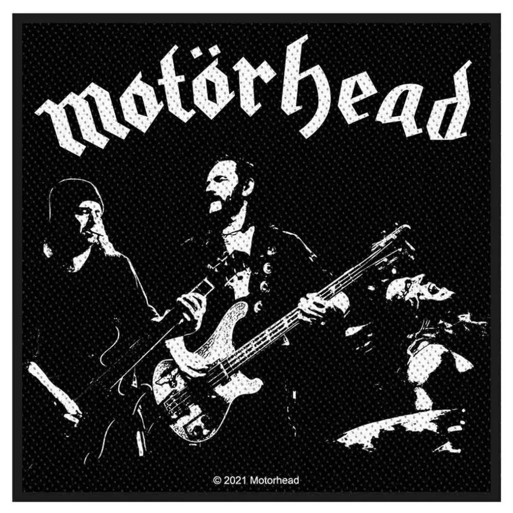 Motörhead Patch · Band (Lemmy, Phil, Mikkey) (10cm x 10cm)