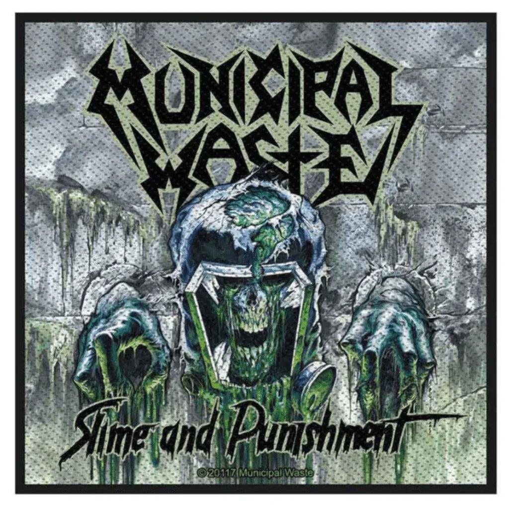 Municipal Waste Patch · Slime and Punishment (10cm x 10cm)
