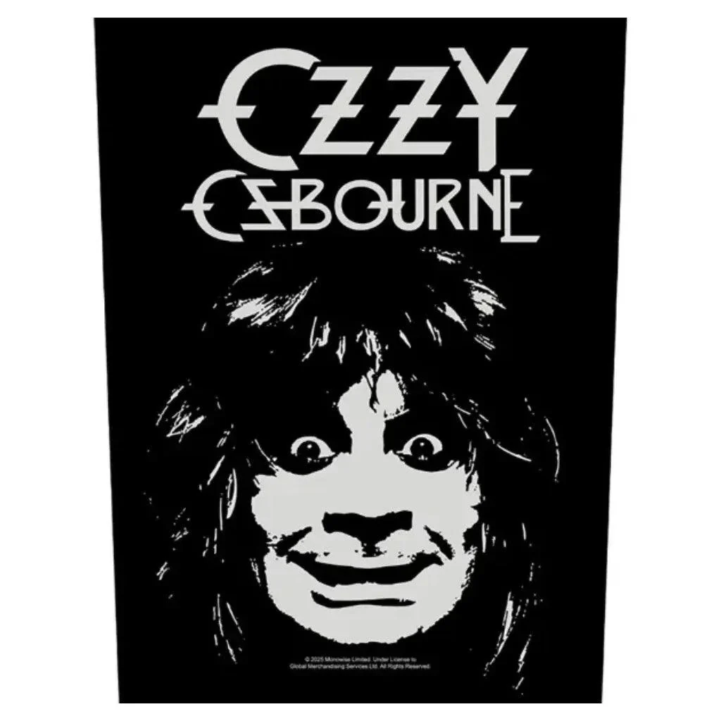 Ozzy Osbourne Backpatch Rückenaufnäher · Madman (29cm x 34cm)