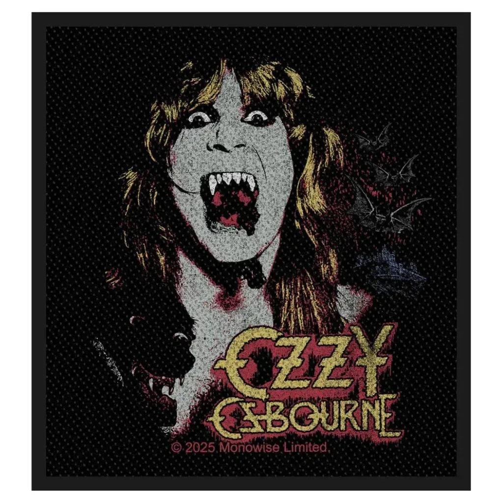 Ozzy Osbourne Patch · Fangs (9cm x 10cm)