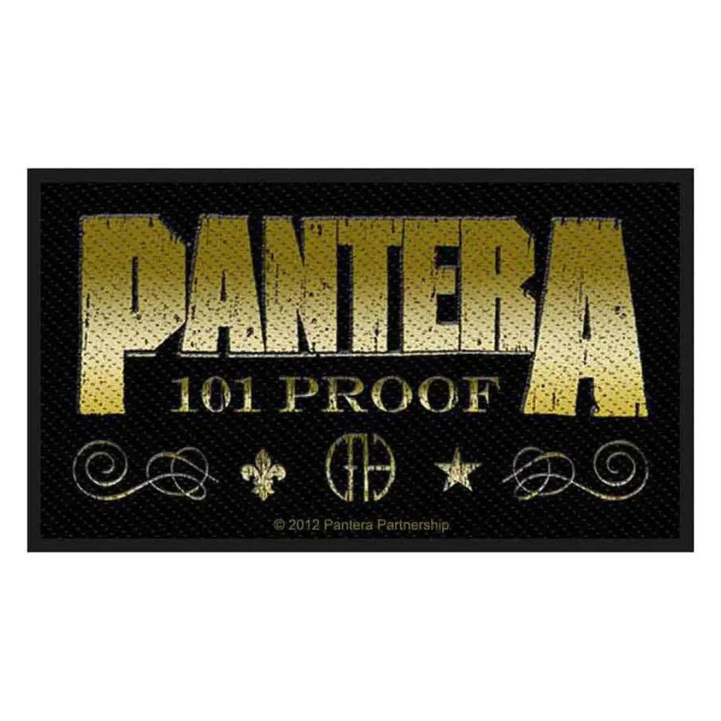 Pantera Patch · 101% Proof (10cm x 5cm)