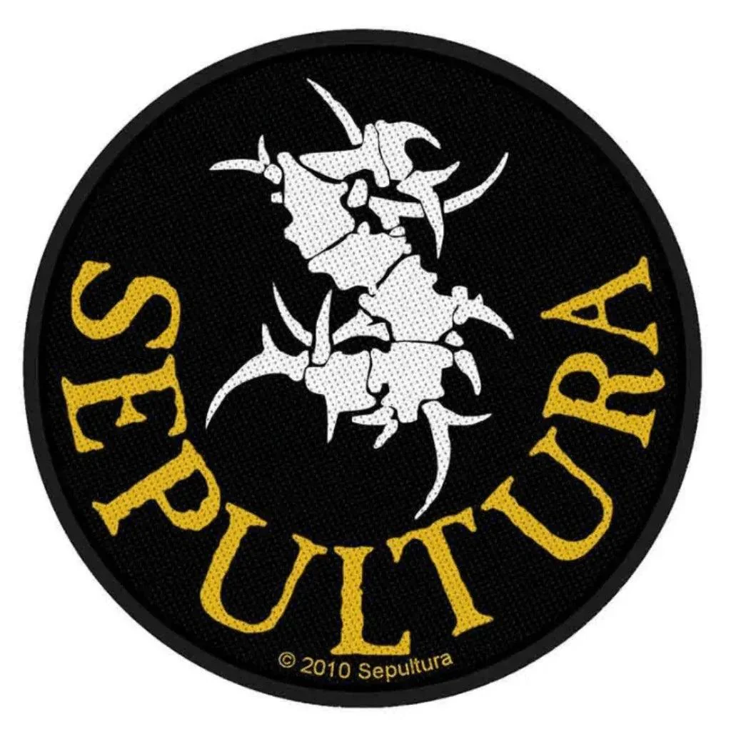 Sepultura Patch Rund · Logo (Ø 9cm)