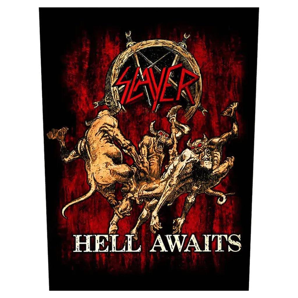 Slayer Backpatch Rückenaufnäher · Hell Awaits (29cm x 34cm)