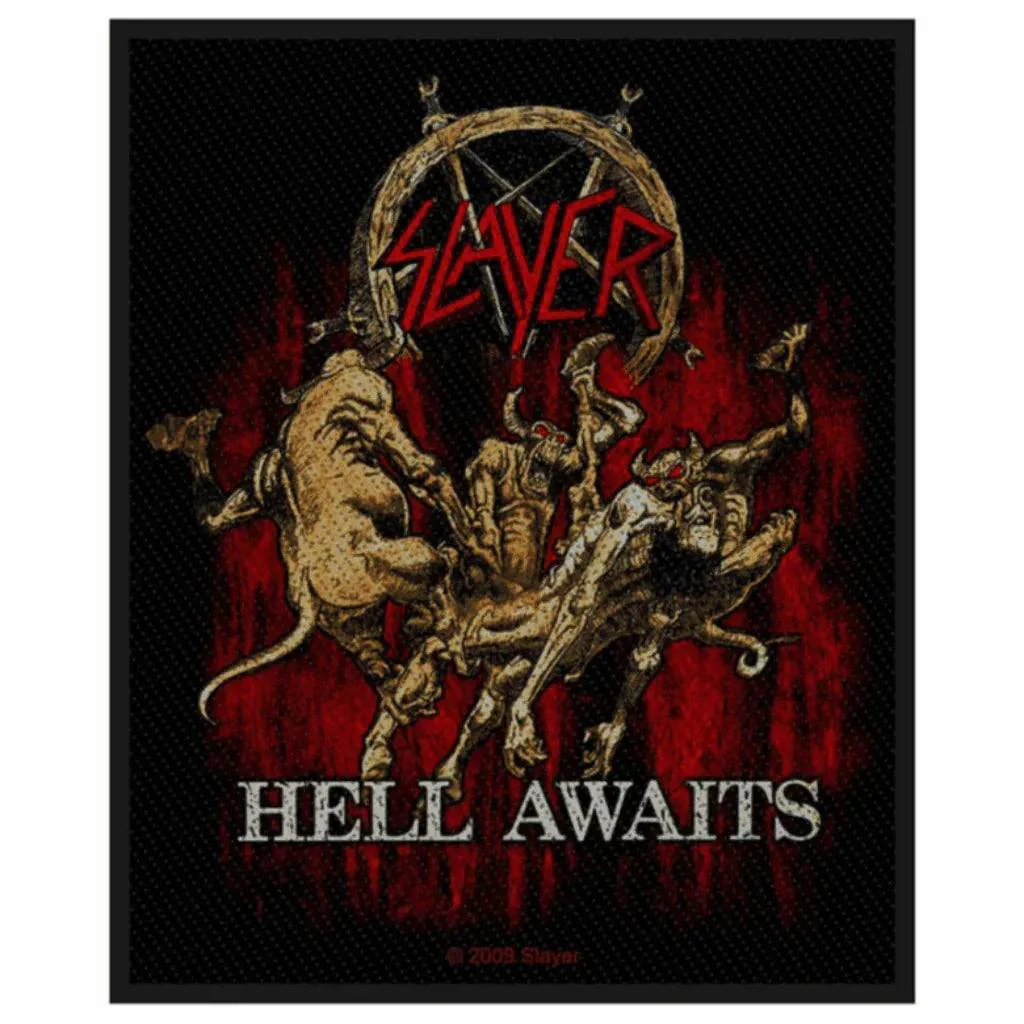 Slayer Patch · Hell Awaits (7cm x 10cm)