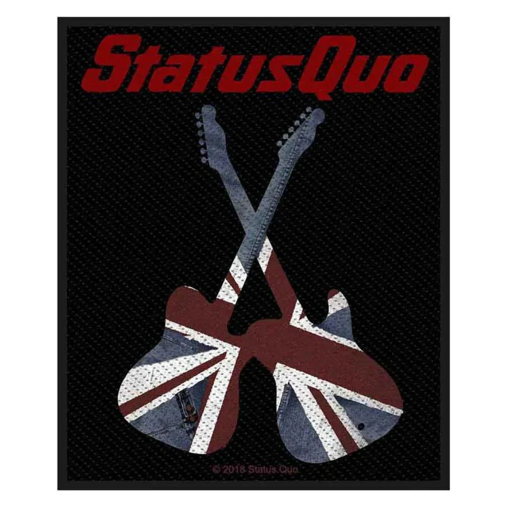 Status Quo Patch · Guitars (8cm x 10cm)