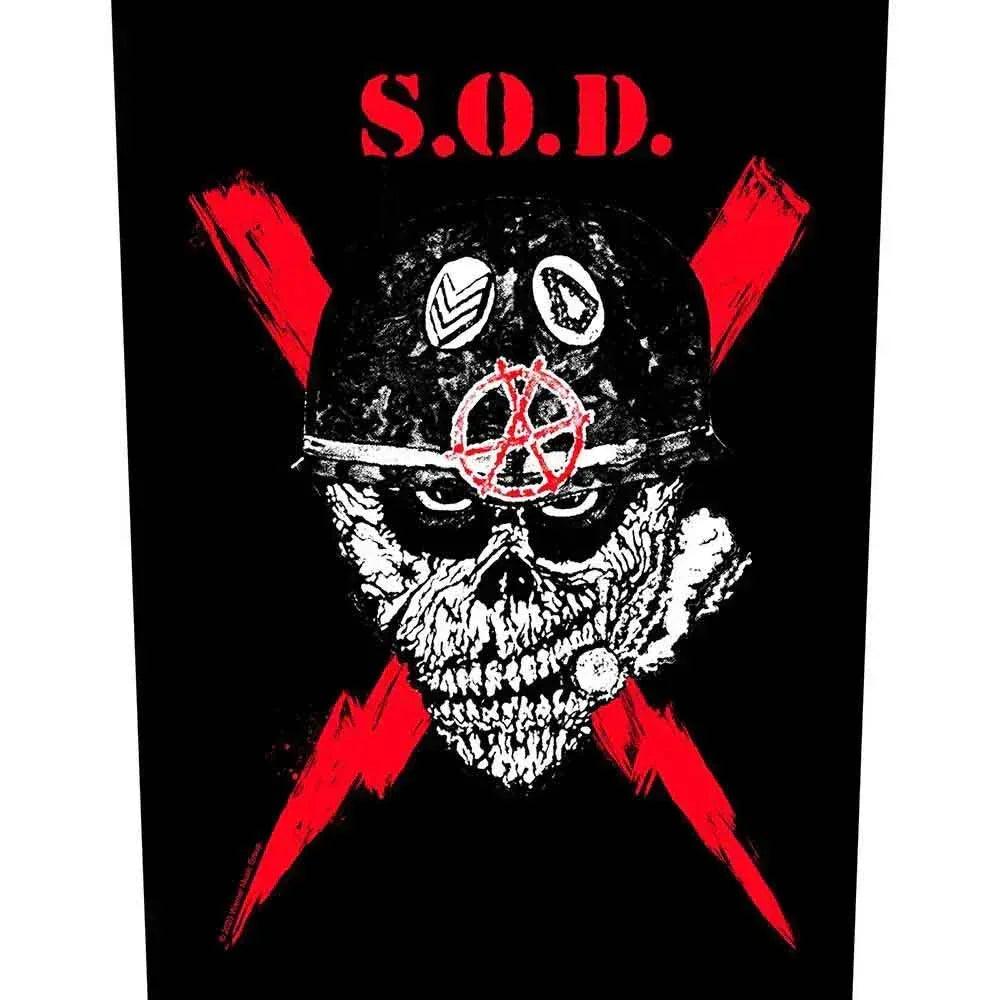 Stormtroopers Of Death Backpatch Rückenaufnäher · S.O.D Seargent D. (29cm x 34cm)