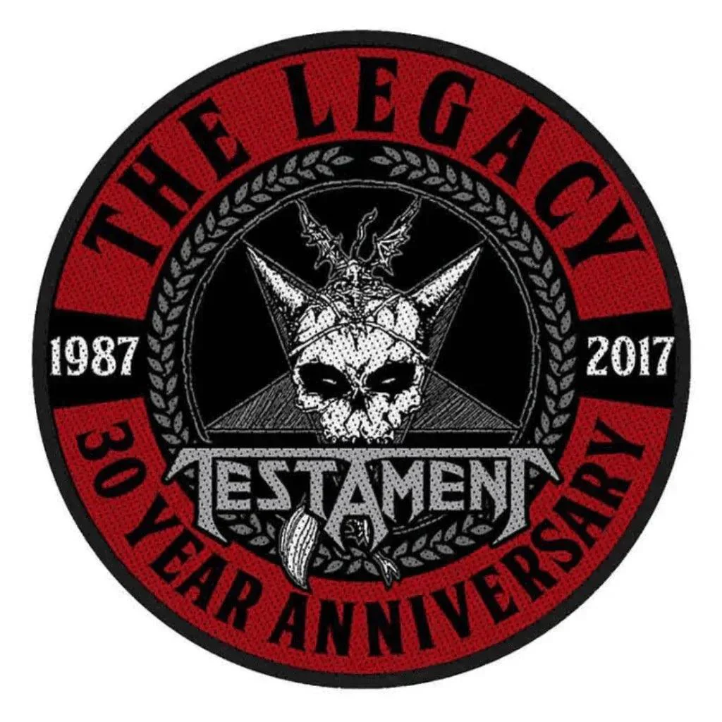 Testament Patch Rund · The Legacy (Ø 9cm)