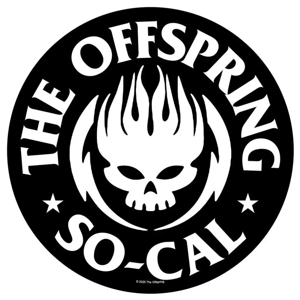 The Offspring Backpatch Rückenaufnäher Rund · So Cal (Ø 28cm)