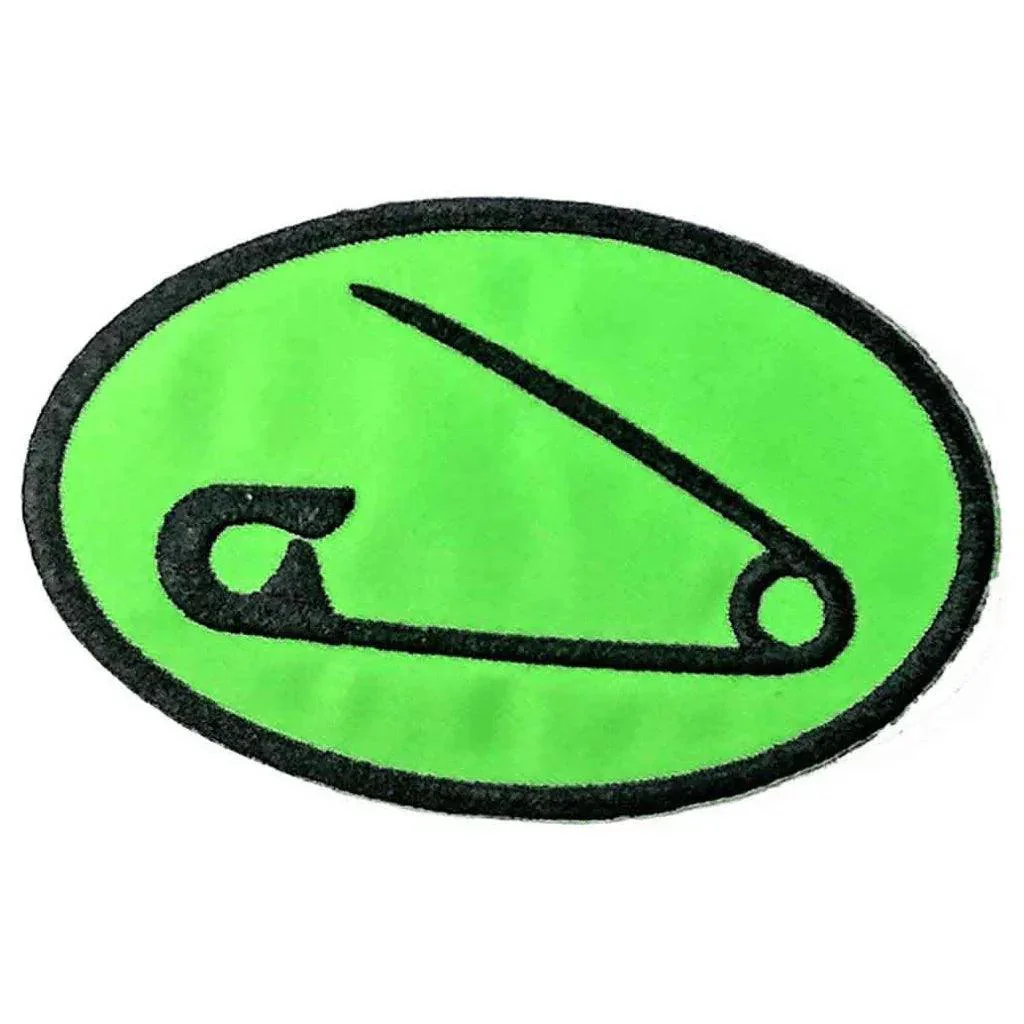 Yungblud Patch Oval · Safety Pin (8cm x 5cm)